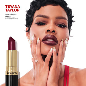 REVLON Rouge à Lèvres Super Lustrous 775 Super Red avec étiquette