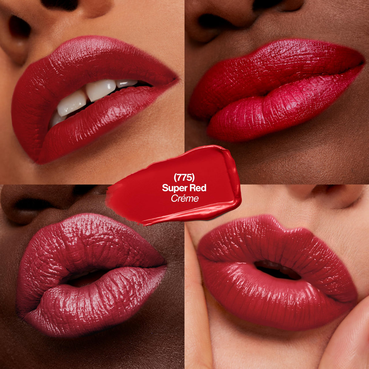 REVLON Rouge à Lèvres Super Lustrous 775 Super Red en vue latérale