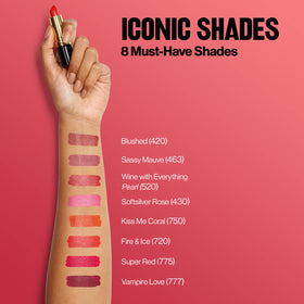 REVLON Rouge à Lèvres Super Lustrous palette de couleurs