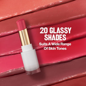 REVLON Super Lustrous Glass Shine Balm 010 Spiced Wine on lips