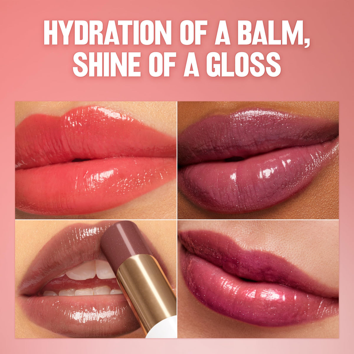 REVLON Super Lustrous Glass Shine Balm 017 Luminous Lilac avec texture visible