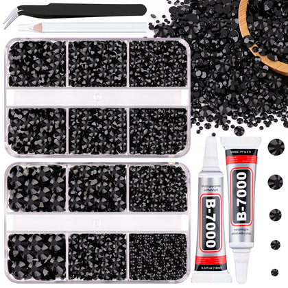Rhinestones en résine TINKRSTUFF dans une boîte avec différentes tailles