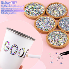 Rhinestones résine colorés TINKRSTUFF pour bricolage