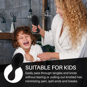 RHOS Mini Brosse à Cheveux avec détails de la prise