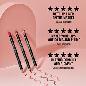 Rimmel Crayon à Lèvres 120 Pink Candy, détail de la couleur