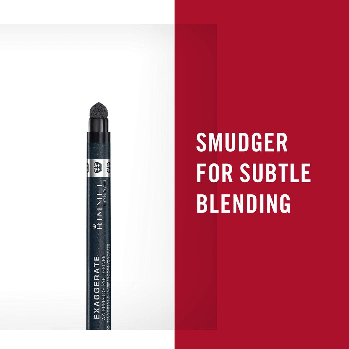 Rimmel Exaggerate Eye Definer Earl Grey avec effet smoky sur les yeux