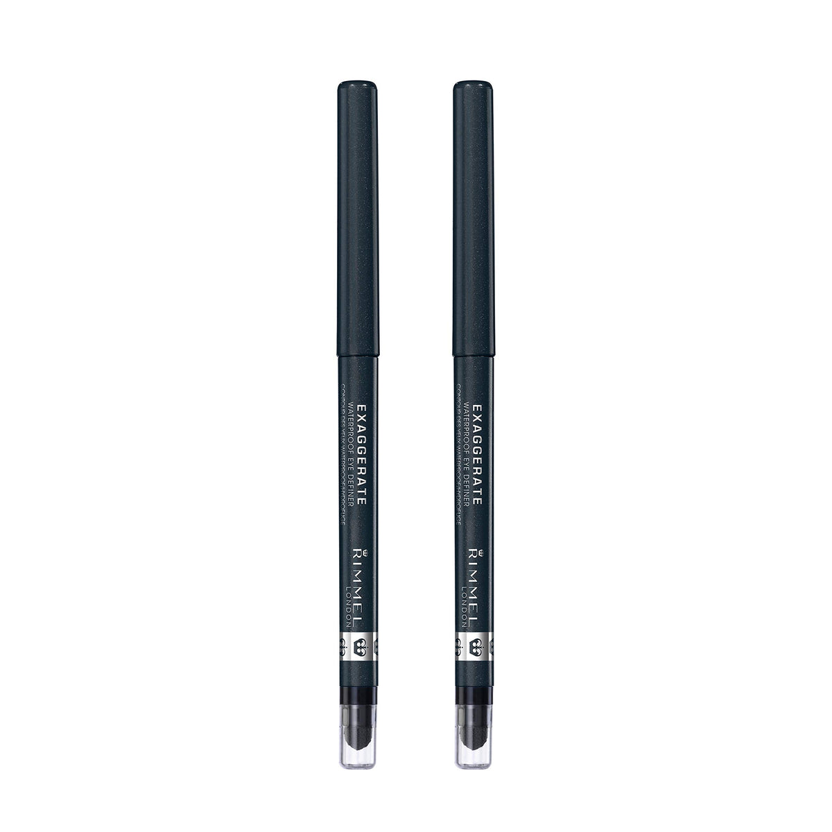 Rimmel Exaggerate Eye Definer Earl Grey crayon avec estompeur intégré