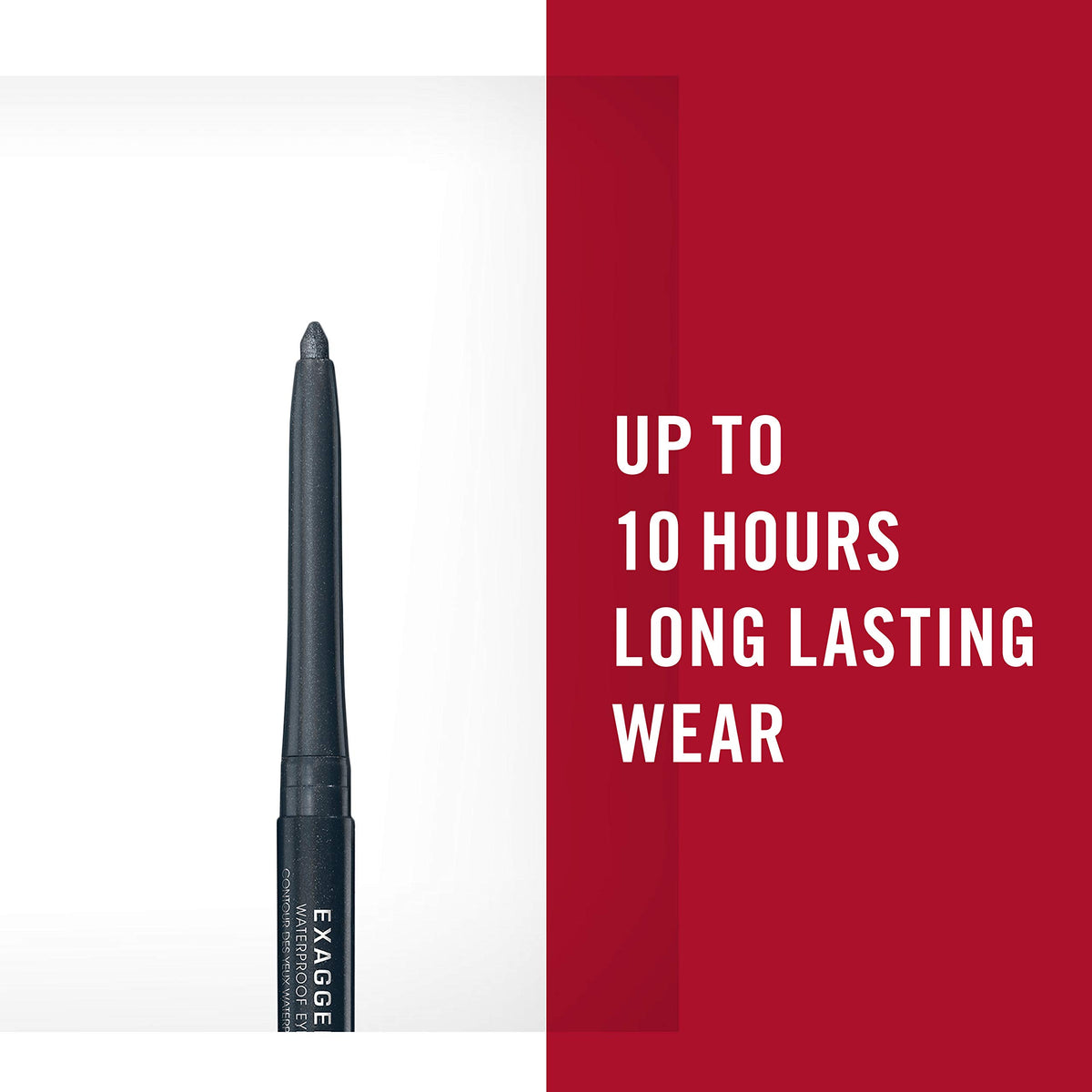 Rimmel Exaggerate Eye Definer Earl Grey crayon ouvert avec pointe rétractable