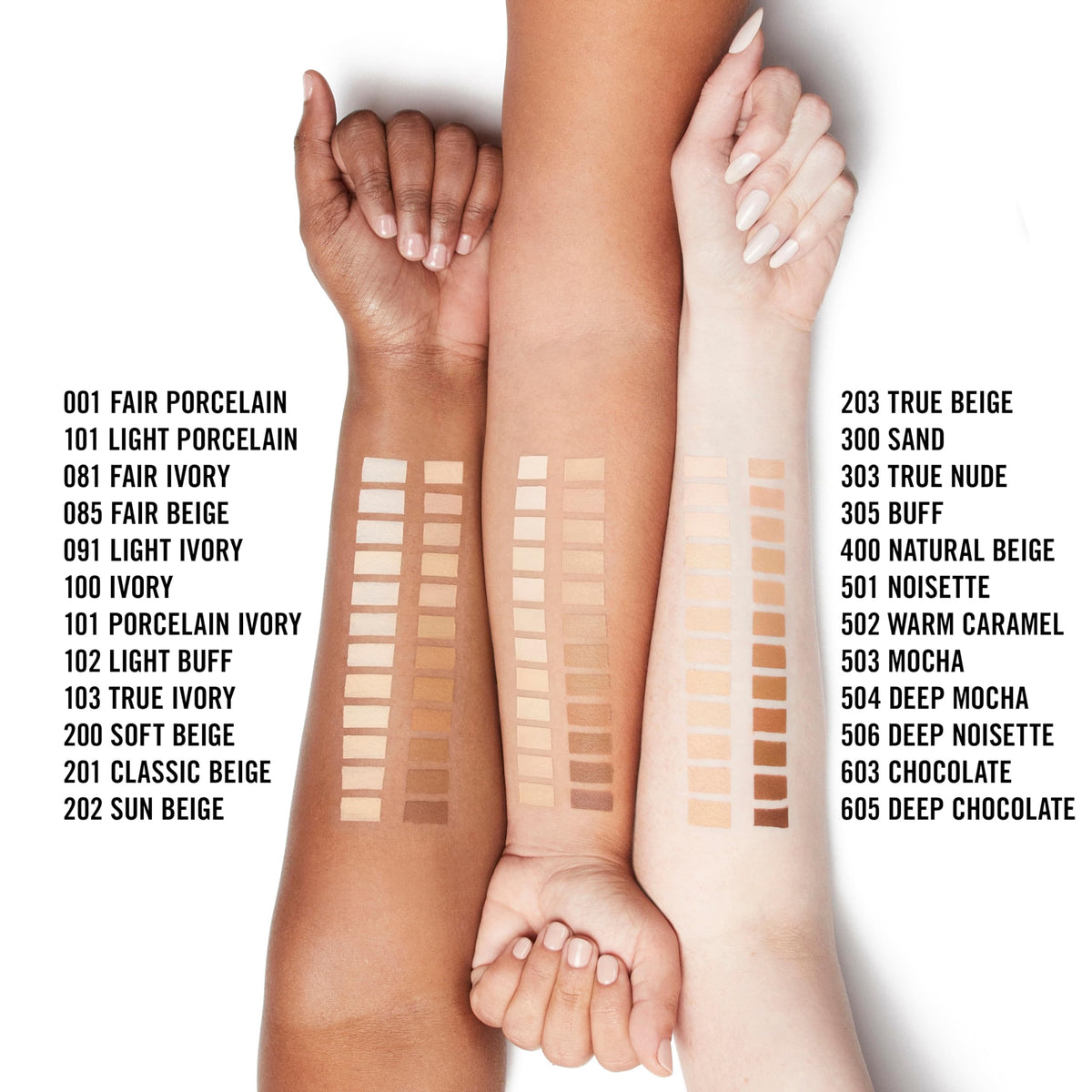 Rimmel Fond de Teint Mousse 303 True Nude application sur peau