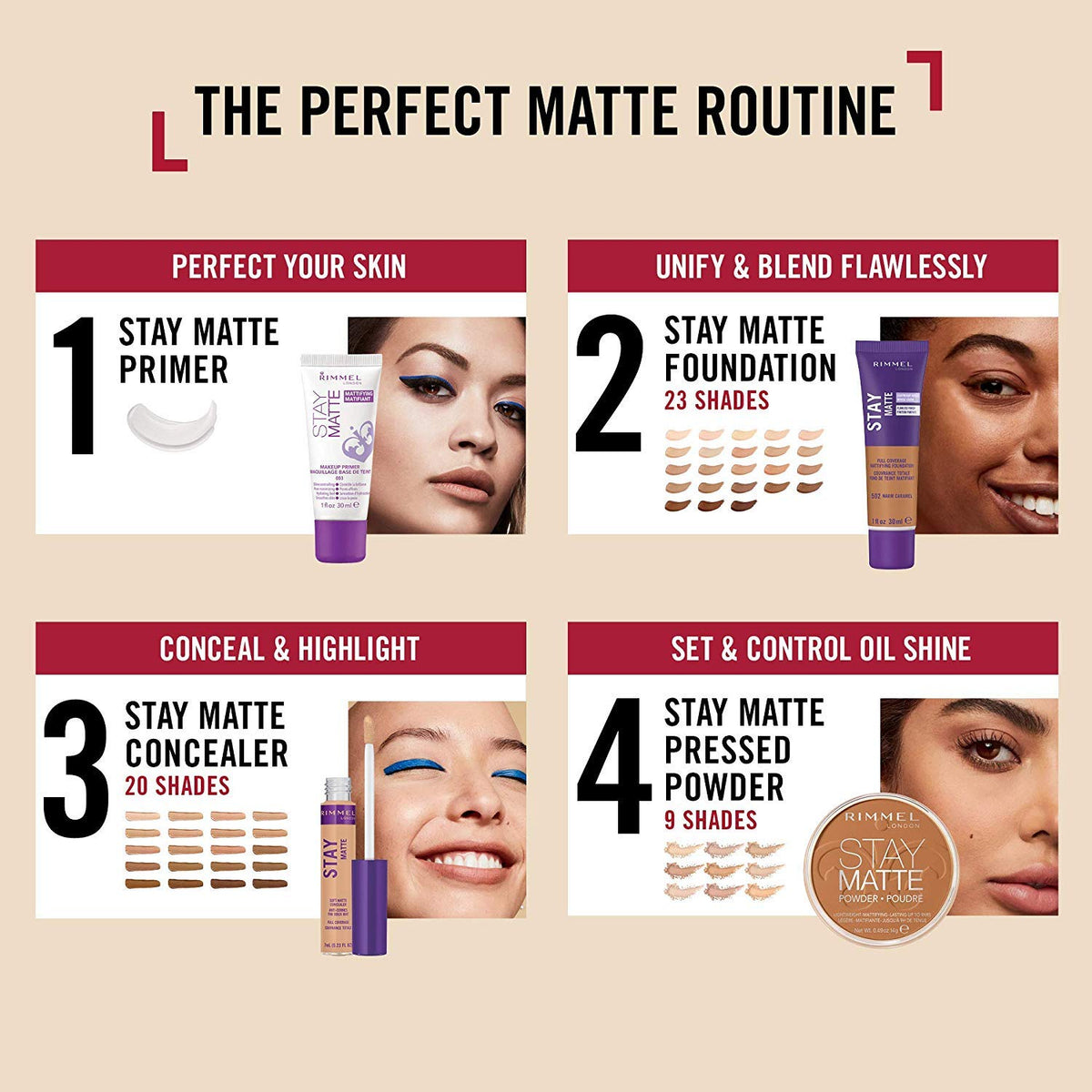 Rimmel Fond de Teint Mousse 303 True Nude avant/après
