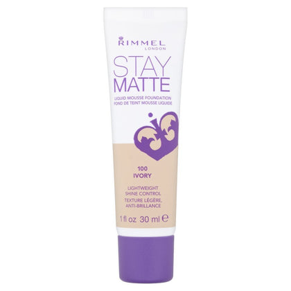 Rimmel Fond de Teint Mousse Liquide 091 Light Ivory face avant