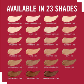 Rimmel Fond de Teint Mousse Liquide 202 Sun Beige côté