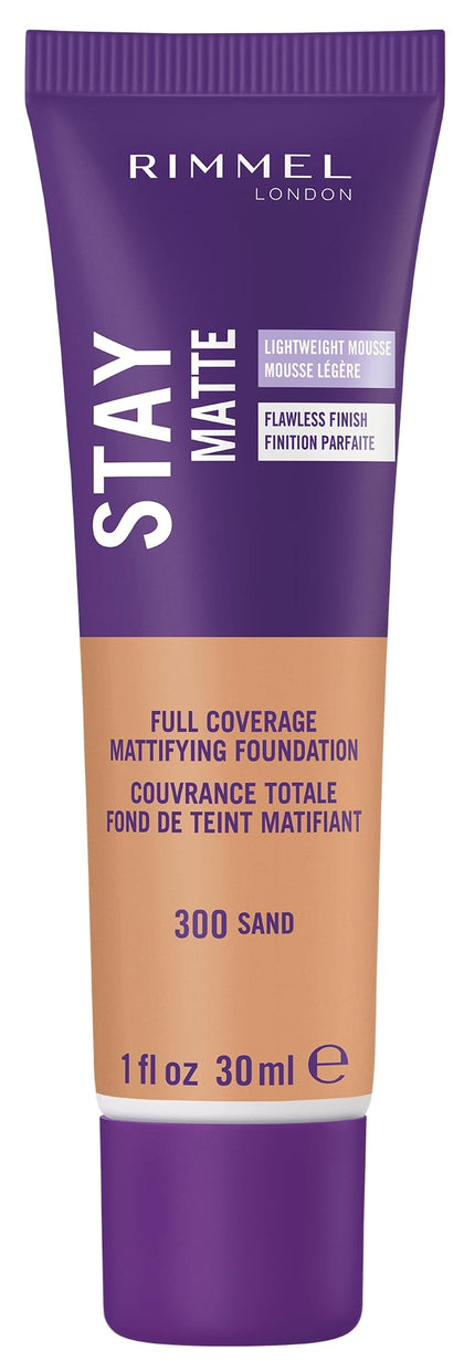 Rimmel Fond de Teint Mousse Liquide 300 Sand devant