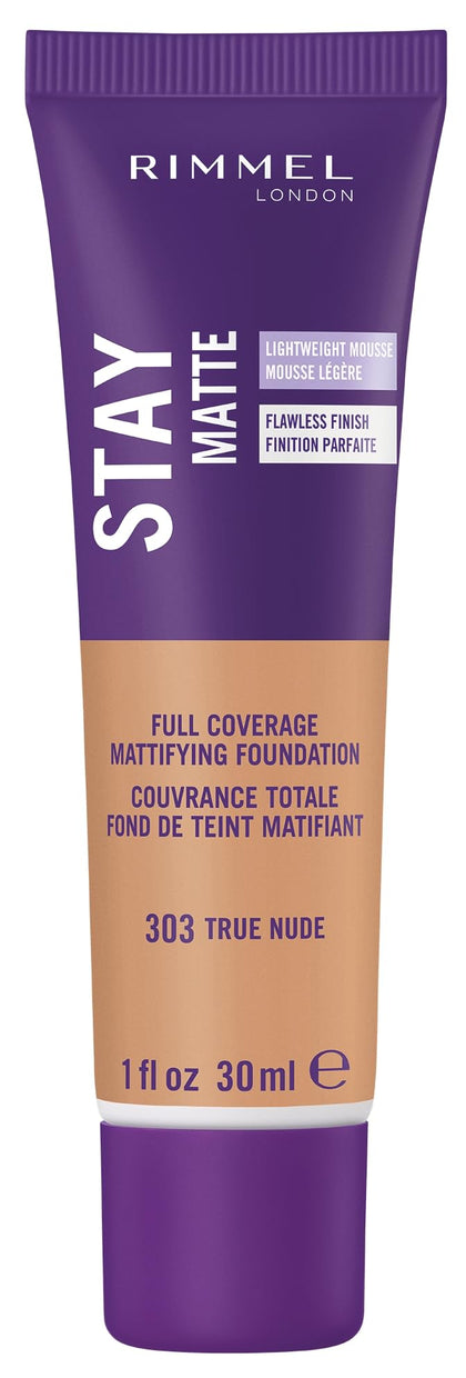 Rimmel Fond de Teint Mousse Liquide 303 True Nude vue avant