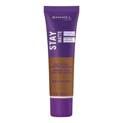 Rimmel Fond de Teint Mousse Liquide 506 Deep Noisette vue avant