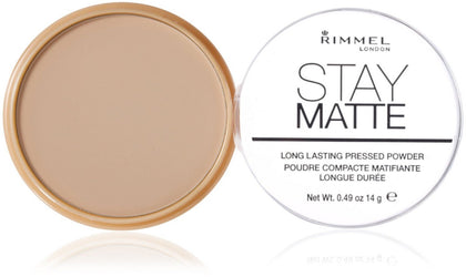 Rimmel Poudre Mate Pressée Transparent 001 vue de face