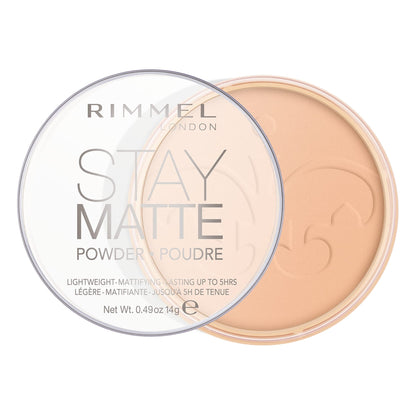 Rimmel Poudre Pressée Stay Matte Beige Chaud 40g vue avant