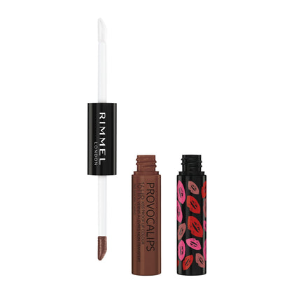Rimmel Provocalips 16h rouge à lèvres 780 Shore Thing vue avant avec finition brillante