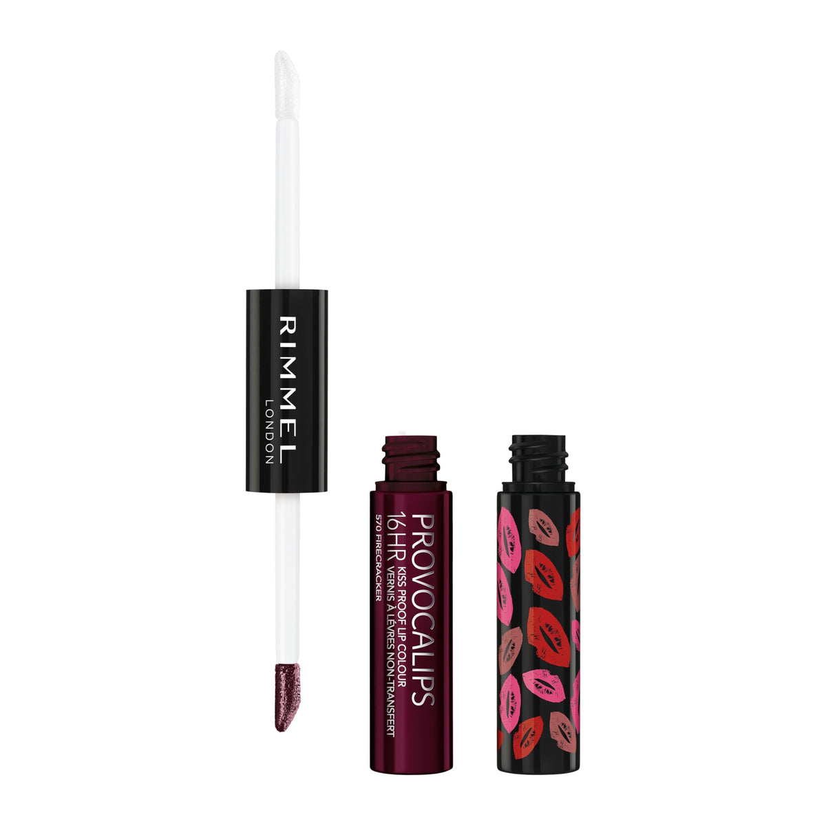 Rimmel Provocalips 16h rouge à lèvres Firecracker, vue de face