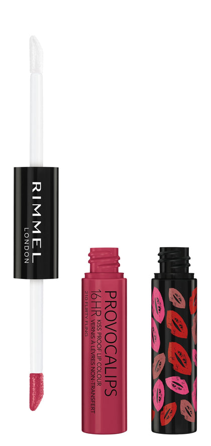 Rimmel Provocalips 16h rouge à lèvres liquide 210 Flirty Fling avant