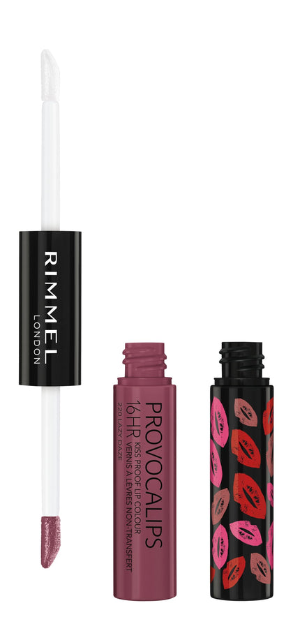 Rimmel Provocalips 220 Lazy Daze rouge à lèvres devant