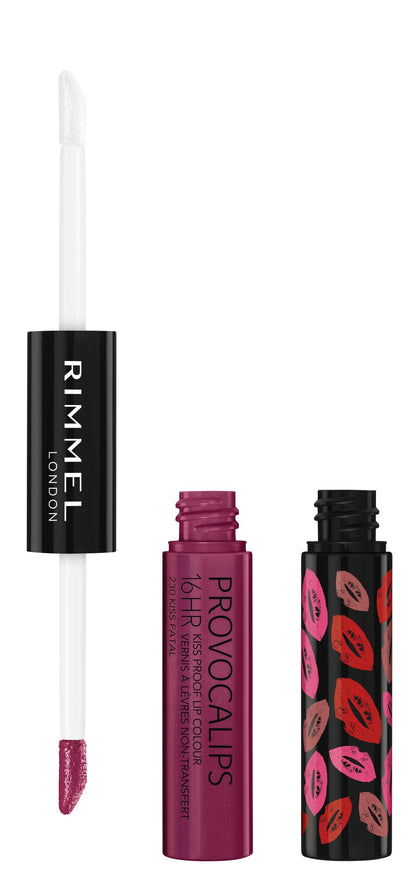 Rimmel Provocalips 230 Kiss Fatal rouge à lèvres liquide vue avant