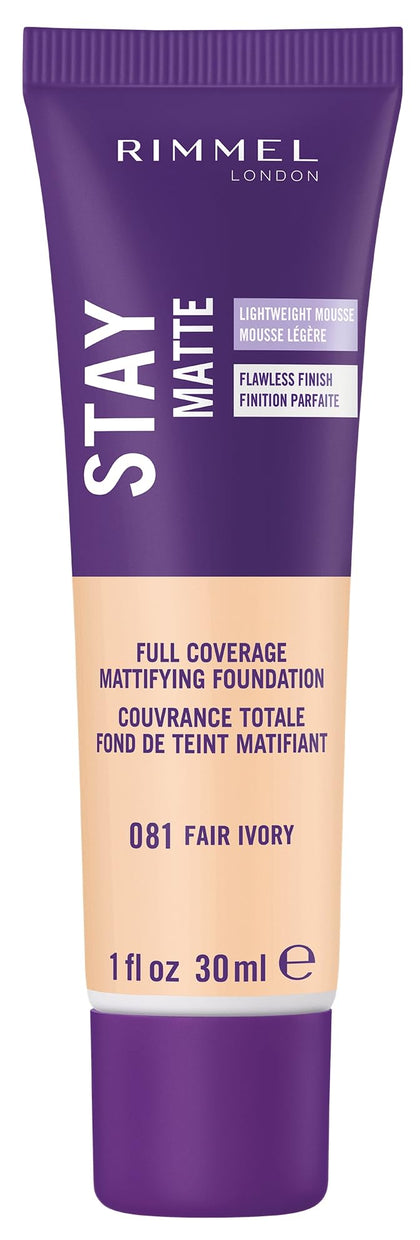 Rimmel Stay Matte Liquid Mousse 41g avant de la boîte