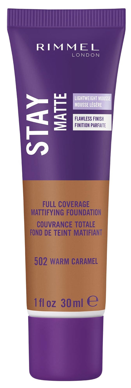Rimmel Stay Matte Liquid Mousse 502 Caramel Chaud vue avant