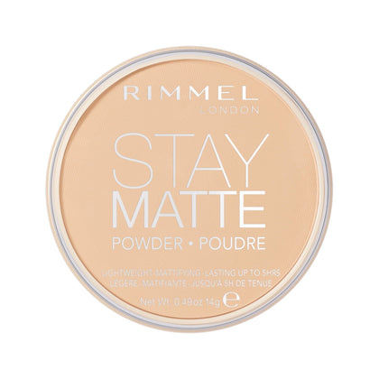 Rimmel Stay Matte Poudre Pressée 011 Naturel Crème vue avant