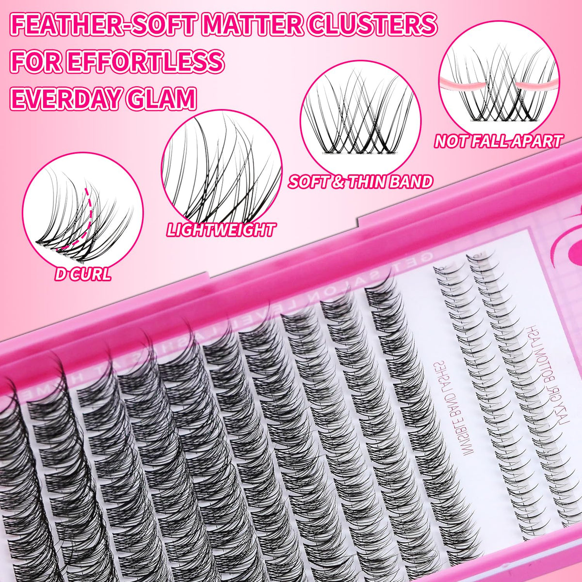 RITALASH bande de cils invisible ultra-fine 0,05mm