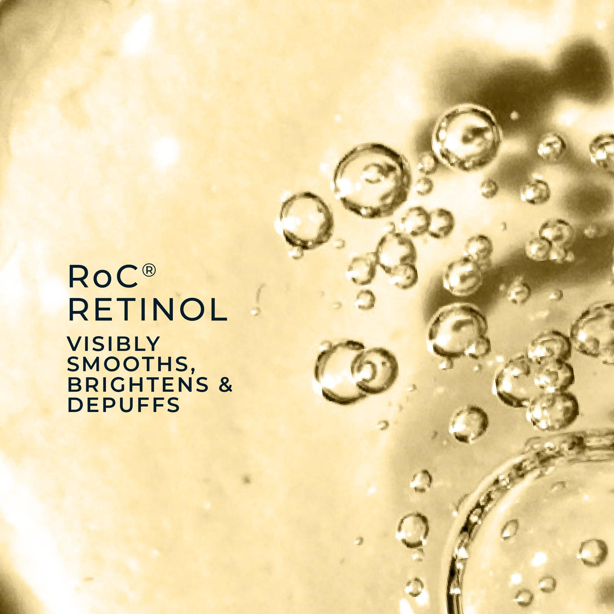 RoC Crème Contour des Yeux Retinol Correxion texture de crème