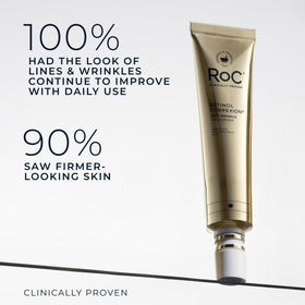 RoC Crème Hydratante Anti-Rides application sur le visage