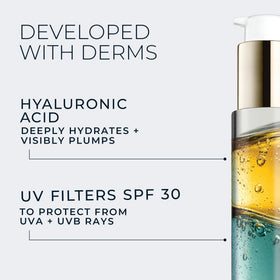 RoC Crème hydratante hyaluronique SPF 30 ouverte, vue du produit