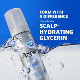 Rogaine Foam 5% Minoxidil, mousse appliquée sur le cuir chevelu