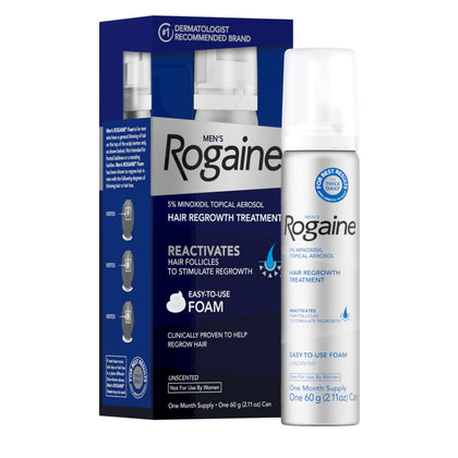 Rogaine Mousse 5% Minoxidil 2,11 oz vue de face