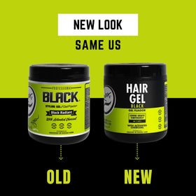 Rolda Gel Coiffant Noir 540g détail de la formule