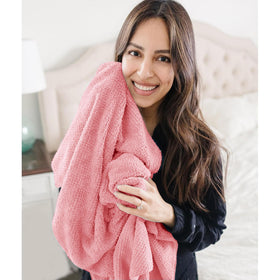 ROLSHOL Serviette en microfibre pour cheveux sur un porte-serviette