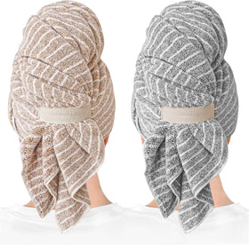 ROLSHOL serviette en microfibre pour cheveux, vue avant, couleur vibrante