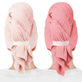 ROLSHOL Serviette en microfibre pour cheveux vue de face