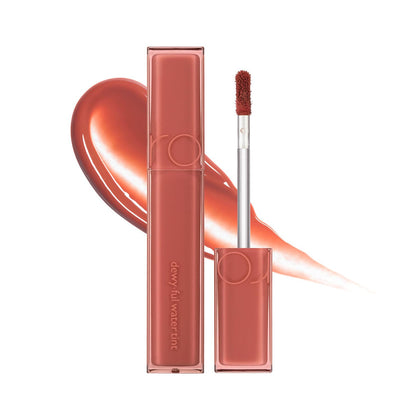 rom&nd DEWY·FUL WATER TINT 02 SALTY PEACH vue avant avec applicateur
