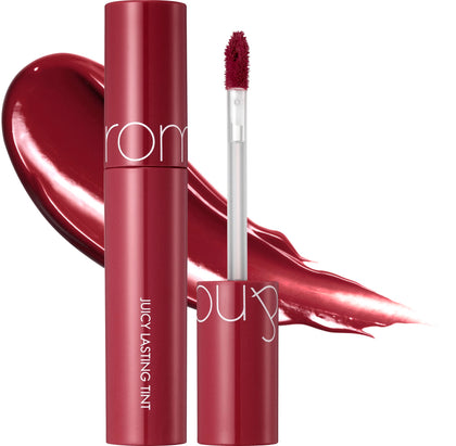 rom&nd Juicy Lasting Tint 12 Cherry Bomb tube avant