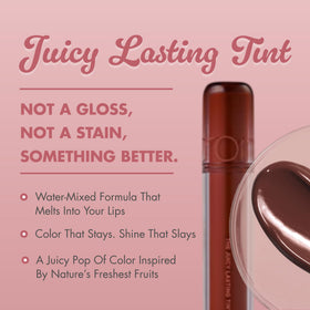 rom&nd Juicy Lasting Tint 17 Dark Coconut applicateur