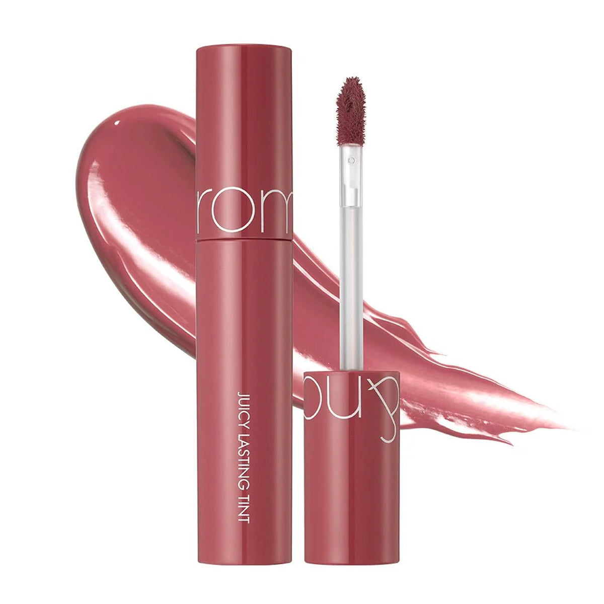 rom&nd Juicy Lasting Tint #18 Mulled Peach tube vue avant