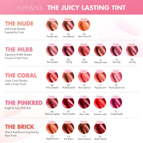 rom&nd The Juicy Lasting Tint 10 Bare Apricot en usage quotidien