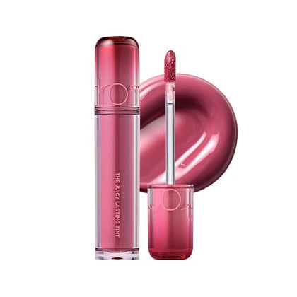 rom&nd The Juicy Lasting Tint 15 Bare Fig avant avec finition brillante