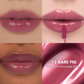 rom&nd The Juicy Lasting Tint 15 Bare Fig côté montrant le tube