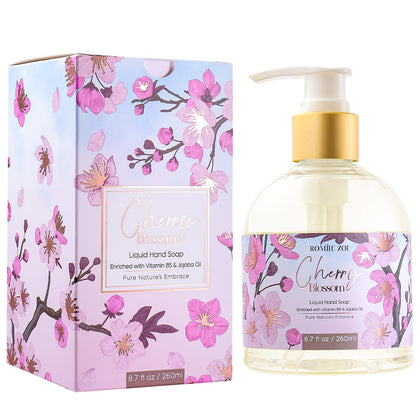ROMIIE ZOI Savon Liquide Mains Cerisier 260 ml en coffret cadeau