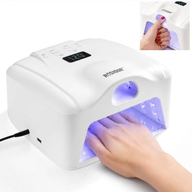 Rosiour lampe à ongles UV 72W vue de face avec slot pouce