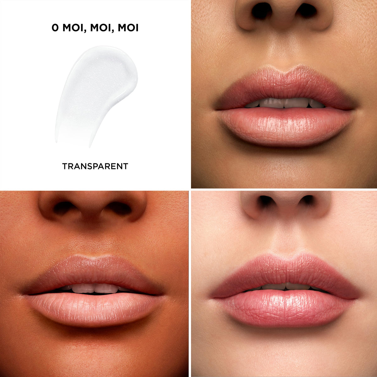 Rouge à lèvres Lancôme L'Absolu Rouge 0 Moi Moi Moi texture crémeuse sur lèvres
