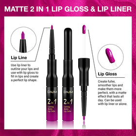 Rouge à lèvres liquide evpct de couleur rose foncé